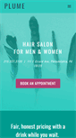 Mobile Screenshot of plumesalon.com